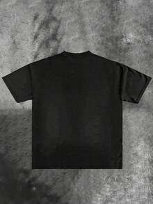 Supra MK4 Blueprint (180 Cotton T-Shirt) Men's Round Neck And Short Sleeves, Casual Cotton, Casual Fashion, Suitable For Indoor And Outdoor Wear And Holiday Gifts - 黑色 - 查看 2
