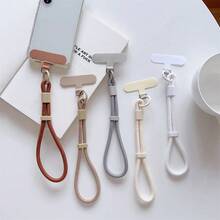 1 Peça Cordão Ajustável Multicolorido de Nylon, Durável e na Moda, Cordão Curto para Capa de Celular, Acessório Anti-Perda para Celular - Cabo curto ajustável - Visão 8