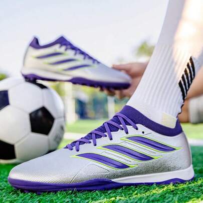 New Football Boots With Studs Recommended For Teenagers, Students, And Adults. Low-Cut Design, Long Studs, Anti-Slip, Grip Suitable For School, Matches, And Training.