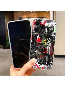 Funda de teléfono Cyberpunk E-Edgerunners 2 compatible con 17, 16, 15, 14, 13, 12, 11 Pro Max, Air Soft Cover, funda de silicona transparente y suave, funda para 17, funda para 17 Pro, funda para 17 Pro Max, funda compatible con 17 Pro, funda para 17 Pro Max, funda para 17 - Z4 - Ver 6