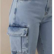 Wide Cargo Pants - New Release!!! - Màu xanh lam - Xem 5