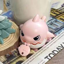 1pc The String Shark Keychain, Gritted Teeth Pendant, Cartoon, High Appearance Level, Backpack, Cute And Funny - Multicolor - View 7