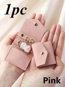 Portable Multifunctional Small Jewelry Roll Bag, 2.36 Inch X 1.97 Inch Earrings Velvet Jewelry Pouch, Mini Portable Earrings Necklace Ring Storage Bag, Jewelry Organizer, Cosmetic Bag Makeup Bag.Perfect For Gifting To Family And Friends, Gatherings, And Holidays-A Must-Have For Christmas. - Multicolor - View 30