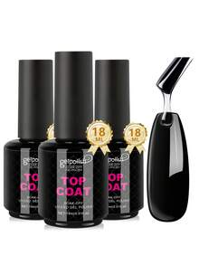 高光泽凝胶封层，持久透明密封剂，适用于亚克力指甲，需配合UV/LED灯使用，是DIY居家美甲和夏季美甲沙龙的理想之选。 - 無色 - 查看 15