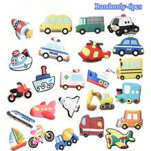 6pcs/12pcs Random Assorted Soft Gel Fridge Magnets, Mini Car Shaped Magnetic Stickers, Creative Decorative Letter Magnets - Multicolor - View 9