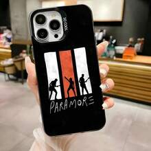 Funda de Teléfono P-ParamoreS para 17,16,15,14,13,12,11,Pro,Max,Plus, Anticaída Negra Mate con Parachoques Duro - Z1 - Ver 2
