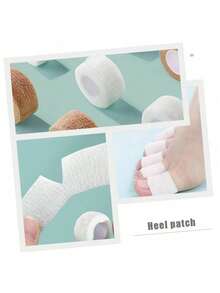 2pcs 4m Toe Friction Bandage, Stretchable Khaki Non-Woven Self-Adhesive Anti-Friction Tape Suitable For Toes, Fingers, High Heels, Leather Shoes For Men And Women - Multicolor - View 9