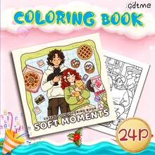 GDTME Brand New Coloring Book: Suitable For Thanksgiving, New Year, Birthday, Back To School And Other Occasions. Can Be Given As A Gift To Family, Friends, Loved Ones And Teenagers. The Inner Pages Are Made Of Thick Pearlescent Paper, With A Size Of 7.9 X 7.9 Inches. - Multicolor - View 9