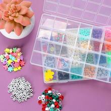 Eppingwin 32 Grids Bead Organizer, Craft Organizers And Storage, Acrylic Organizers, Plastic Bead Organizer Box For Crafts Organizing Storing,32grids(1P) - 32格(1P) - 查看 7
