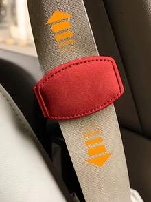 1pc Magnetic Seatbelt Adjuster - Soft Alcantara Fabric, Anti-Slip Design, Strong Magnet Attachment - Reduces Pressure, Enhances Comfort, Fits All Sedans, SUVs And Multiple Colors Available), A Stylish Automotive Accessory - Multicolor - View 8