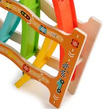 Wooden Sliding Track Car, High-Speed Inertia Glider Car, Children's Sliding Car Toy For Boys And Girls, Educational Miniature Car Toy - Car - View 11