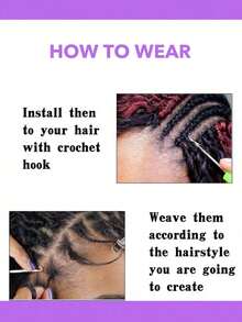 50g Tóc nối tóc người Afro Kinky dạng bó 8-20 inch, tóc người làm tóc tết Dreadlocks, Twists & Braids, có thể tẩy và nhuộm, màu đen tự nhiên, tóc Afro Twist, xé ra bông, phù hợp cho nam & nữ, tạo kiểu tóc đa năng, tóc giả chân thực - Natural Black - Xem 9
