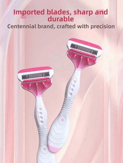  Kai/Baimao Manual Portable Women's Body Hair Removal Razor With 4 Blades
