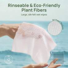 Cleaning Deodorizing Wipes Dogs Cats, Vet Recommended Soothes Skin Allergies Infections Gland Wipes, Hypoallergenic Hydrating Nourishing Dog Grooming Wipes Paw, Butt, Body - 淡椰子口味 + 100 粒(增稠劑) - 查看 6