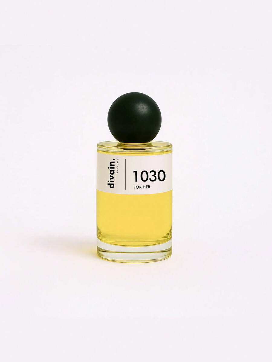Perfume femenino floral tropical con notas de mandarina, gardenia y coco - divain.1030: Intensidad alta, estela luminosa y cremosa, ideal para días veraniegos. Inspirado en la feminidad y vitalidad de una mujer atrevida y con estilo natural. Un aroma que acaricia la piel como un rayo de sol dorado. - divain.1030 - Ver 1