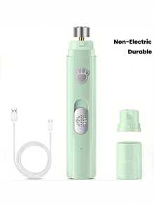 双速电动宠物指甲磨刀器，适用于犬猫，狗狗指甲磨刀器，宠物爪子修剪工具，大型犬指甲磨刀器，宠物指甲钳，大型犬指甲钳，非电动狗狗指甲磨刀器，宠物爪锉，指甲修剪工具，宠物美容工具，便携式指甲磨刀器，设计紧凑，结构精巧，材质优良，猫咪指甲磨刀器，大型犬，专业美容师 - 彩色 - 查看 4