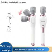 Portable Electric Massager, Suitable For Full Body, Back, Neck, Legs, Waist - Compact And Elegant Design, High-Speed Motor, Type-C Rechargeable, 1200mAh Lithium Battery Long Lasting, For Muscle Relaxation - Multicolor - View 3
