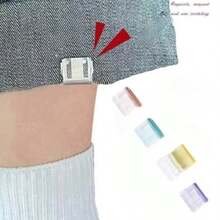 10/1件装，隐形裤腿固定夹，可缩短裤腿长度，防止裤脚拖地，无缝隐藏式裤腿扣，防止裤腿拖地，适用于牛仔裤和休闲裤，防水，便携