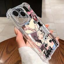Anime Cool Osaki Nana Phone Case Suitable For IPhone 17 16e 16 15 14 13 12 11 Mini Pro Max Air X XR XSMAX 8 7 Plus, Shockproof Transparent Soft Back Cover, Everyday Case, Anime Design, Stylish Cover, Durable Material, Lightweight Case, For Occasional Users - 無色 - 查看 6