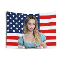 Katseye Daniela Blonde Hair American Flag, Katseye Concert Banner, Katseye Kpop Flag, Katseye Touch, Katseye 2025 - 白色 - 查看 1