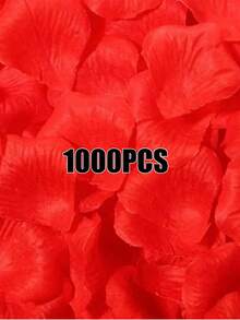 500-2000Pcs Artificial Fake Rese Petals Celerful Simulatien Silk Rese Petal ForValentines Day Wedding Party Remantie Deceratien - Multicolor - View 26