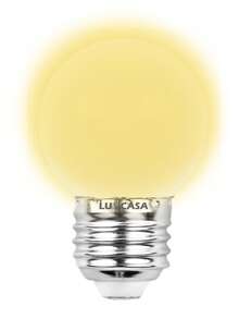 LUCASA Pack 10 Focos Led Mini Bombilla De Colores G45 Base E27 E26, Bombillas LED de colores, foco E27 pequeña, foco LED G45 de 1 W, morado, amarillo, verde, rojo, azul, para recámara, boda, Halloween, fiesta de Navidad, bar, decoración de estado de ánimo, paquete de - CÁLIDA - Ver 1