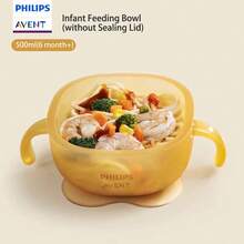 Silicone Baby Bowls And Spoons Set, With Suction Cup Bowl, Anti-Drop Feeding Training Bowl, Integrated Portable Anti-Slip, Suitable For Microwave, Dishwasher, Refrigerator - Multicolor - View 8