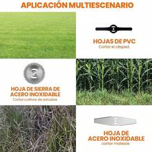 Cortacésped Eléctrico Inalámbrico, Cortacésped Eléctrico Portátil 3 en 1, Fácil de manejar,Hay varios accesorios disponibles,para Cortar el Césped y el Jardín,Apto tanto para uso doméstico como para uso en exteriores. - Negro - Ver 5