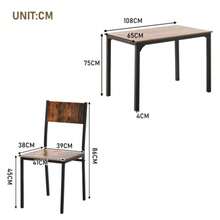 Dining Table & Chair Sets - Brown - View 5
