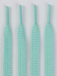1 Pair Thick Woven Solid Color Basic Polyester (Polyester) Shoelaces, All-Season Outdoor Casual Shoes Replacement Accessories Rope - Multicolor - View 24