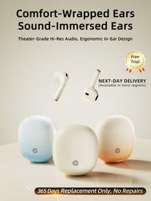 HP渐变色无线耳机，外观独特，音质卓越，支持5.3自动配对，续航长达30小时，轻巧便携，IPX4级防水，内置麦克风，兼容iPhone和安卓系统，是一款游戏耳机兼扬声器，也是节日和母亲节的理想礼物。 - 耳機 - 查看 4