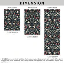 1 rolă de tapet autoadeziv cu model gri de căpșuni, material vinil, tapet detașabil, tapet autoadeziv, autocolante decorative de perete, tapet cu animale, stil rustic vintage, autocolante decorative de perete, decor și accesorii pentru casă, decor și accesorii pentru living, tapet de bucătărie, tapet estetic - Multicolor - Vizualizare 4