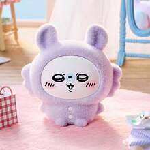 Miniso Chiikawa Pajama Party Sitting-In-A-Row Series Figure Blind Box Pajama Style & Cute Expressions Vinyl & Plush Material Sitting-In-A-Row Design Desktop Decoration & IP Collection Ornament(1 PC Random Delivery) - Multicolor - View 5