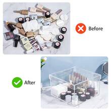 Clear Acrylic Box With Lid, Clear Acrylic Plastic Square Cube Containers Storage Box 5.9x5.9x2.36 Inches/150X150X60mm For Candy Pill And Tiny Jewelry,5.9x5.9x2.36Inches - 5.9x5.9x2.36Inches - View 8