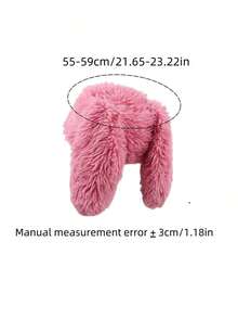 A Women's Solid Color, Cute Long Rabbit Ear Fisherman's Hat, Warm And Versatile, Suitable Outdoor Activities In Autumn And Winter. - Bucket Hat - View 9