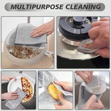 3/5/10/20 Pieces Of Gold Wire Mesh Sandpaper To Replace Steel Wire Balls, Household Cleaning Cloths, Kitchen Cleaning Cloths, Stain Removers, Cleaning Supplies, Kitchen Stoves And Dishwashing Cleaning Tools, Cleaning Supplies, Kitchen Supplies - Wire Rag - View 7