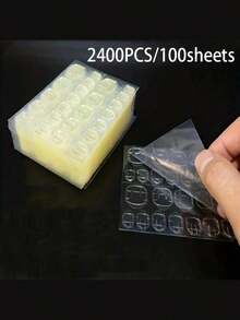 Specialized Jelly Sticker - Double-Sided, High Adhesion, Waterproof, Tear-Off, Invisible, Transparent, Ultra-Thin, Wearable - Multicolor - View 11