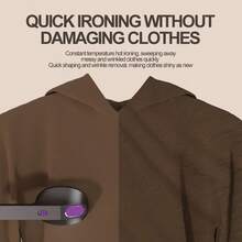 多功能手持熨斗，USB迷你挂式熨斗，快速加热，带手柄，家用衣物熨烫机