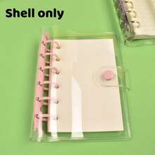 A7彩色透明活页夹，透明彩色贴纸簿，多功能活页夹，活页夹封面，卡片夹，印章簿，贴纸簿，糖果滴贴纸，透明贴纸簿活页夹，印章簿，印章，贴纸簿补充装，可定制计划本 - 彩色 - 查看 17