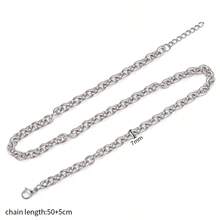 1pc Multi-Style 304 Stainless Steel Plated Base Chain Cuban Link Necklace DIY Jewelry Making Chain Necklace Can Be Worn As A Standalone Piece - DIY Chains In Various Styles - View 8