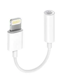 Fast Charging Lightning To 3.5mm Headphone Jack Adapter 1-2pcs 3.5mm Headphone Jack Adapter Auxiliary Audio Dongle Compatible With IPhone 14 Pro Max/14 Plus/14/13/12/11/XR/XS Max Spring Gift Birthday Anniversary - White - View 8