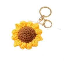 Hand-Woven Persimmon Keychain Bag Pendant Cute Win The Top Key Gift Pendant In One Fell Swoop - B - Xem 4