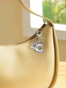 Bubble Cute Bag Pendant -Paired With Hollowed Out Star Accessories, Shining Letters A-Z, Shiny Alloy Bag And Backpack Pendant - Perfect Gift For Birthdays And Special Occasions, Headphone Pendant, Keychain Ring Bag Backpack Pendant, Car Pendant Women And Girls Gifts, Wallet And Handbag Accessories. Mother's Day Gifts, Valentine's Day Gifts - Multicolor - View 3