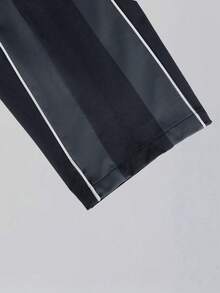 1pc Men's Elastic Waist Drawstring Casual Everyday Outdoor Pants - Black - View 4