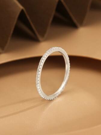 1ชิ้น แหวน S925 เงินแท้ เครื่องประดับหญิง ที่ชุบทองชมพู ชิ้นพาเวน ไวท์โซนิก ไลน์มินิมอล สวยหรู ขายในช่วงฤดูร้อน สินค้าขายข้ามพรมแดนเท่านั้น แฟชั่น ของสะสม ของขวัญที่มีรสนิยม