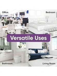 50L/60L Heavy Duty Plastic Trash Can, Modern Minimalist Design, Quiet Swing Lid + Leak-Proof Closure, Odor Control Ventilation Holes, Sturdy Space-Saving, Suitable For Home & Commercial Use - Dark Grey - View 6