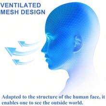 1pc Customized 3D Full Face Print Balaclava Hat, Made Of Stretchy Polyester Fiber, Fashionable Design, Hand/Dry Wash, Breathable Mesh, Suitable For Halloween, Christmas, April Fool's Day Parties, Cosplay, Unisex, Easter, Valentine's Day, Thanksgiving, Father's Day, New Year Best Birthday/Friend Gift, Theme Parties, Christmas Gifts, Perfect Choice For Theme Party Costumes - Multicolor - View 5