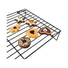 Rejilla Enfriadora Doble P/ Reposteria Galletas Chocolate - Negro - Ver 3