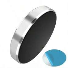 1 Round Magnetic Phone Holder - Strong Suction Cup, Multifunctional And Slim Design - Stable Holder For Convenient Phone Mounting