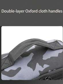 Multi - Compartment Waterproof Fishing Tackle Bag With Camo & Geometric Patterns Solid Color Options, Zipper Closure, Shoulder Strap. Ideal For Outdoor Hiking, Camping Gear Storage Large Size, Multi-Functional, Disaster Prevention, Disaster, Expansion, Bag, Rod Holder, Pack, Men's, Capacity - Multicolor - View 12